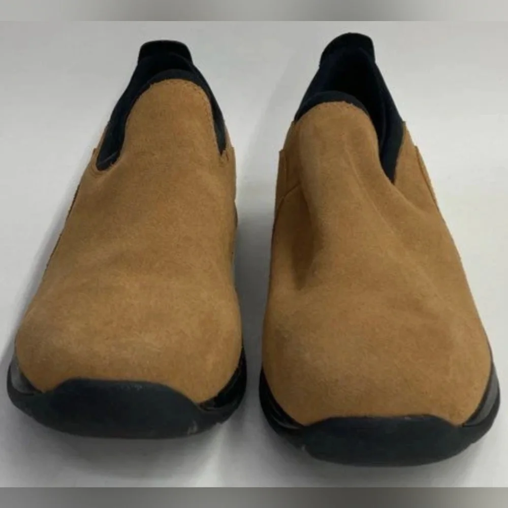 Lands' End All Weather Slip-on Suede Moc Shoes Men's Size 11 M MSRP $99.95